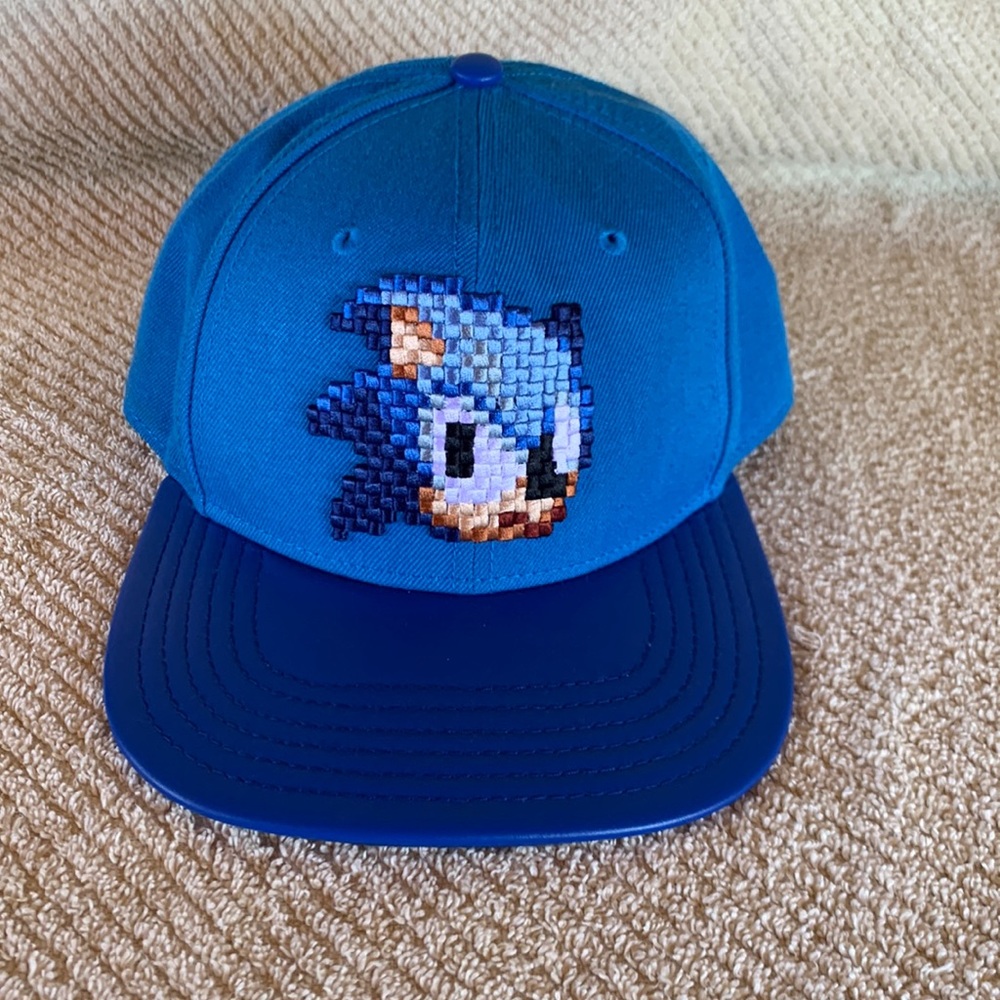 Sega Sonic The Hedgehog Blue Cap